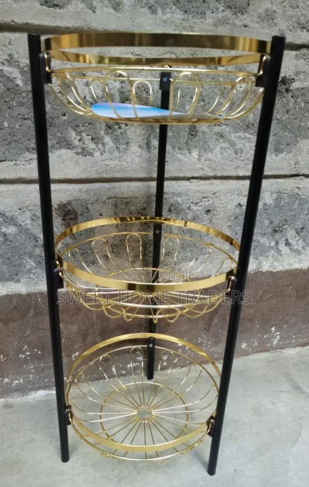 Removable 3 Rack Fruits Calathus .
3 Column