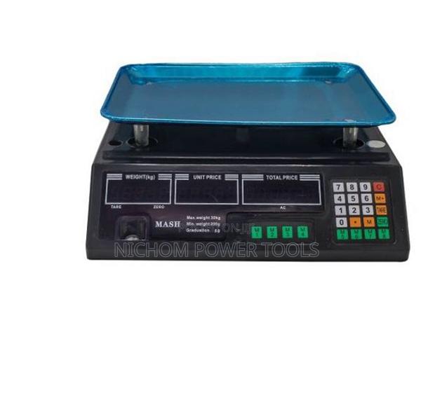 Mash High Accuracy LCD Display Digital Weighing Scale-30kgs - main view