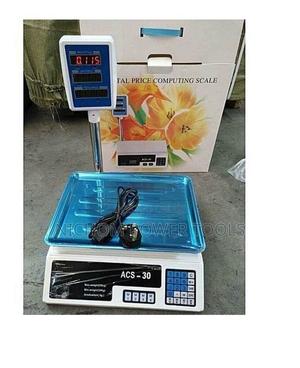 Commercial ACS 30kg Price Computing Digital Weighing Scale. - thumbnail 2