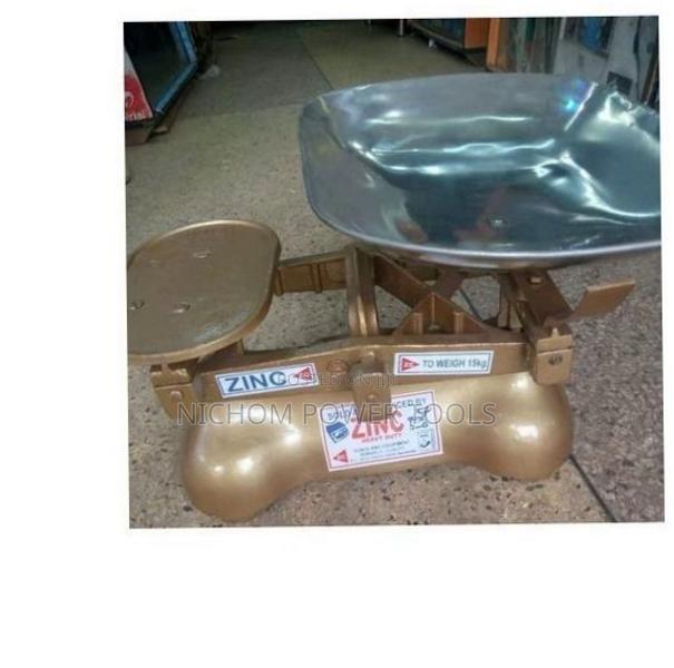 Zinc Manual Weighing Scale Scale Mawe Analogue With 7weights - main view