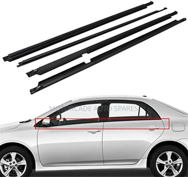 Toyota Axio 2006 2008 2010 Window Weather Strips Moulding Set