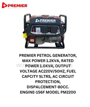1.2kva Premier Generator