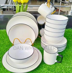 CONCISE Ceramic 24-Piece Japanese Dinner Set - thumbnail 2