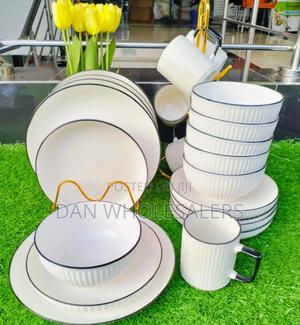 CONCISE Ceramic 24-Piece Dinner Set - main view