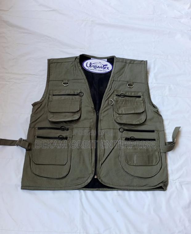 Stylish Custom Cotton Twill Safari Jacket - main view