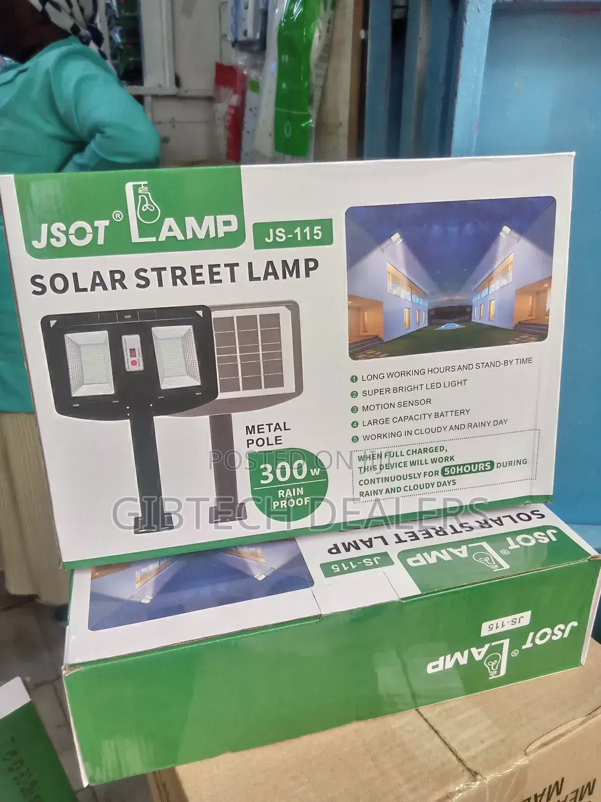 Js-115 Solar Street Light 300w