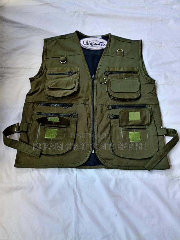 Green Customized Multifunctional Mission Half Jacket - main view