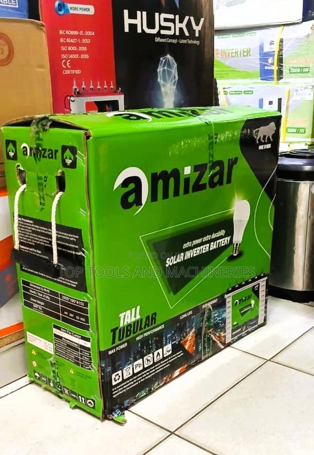 200ah 12v Amizar Indian Tall Tubular Solar Battery