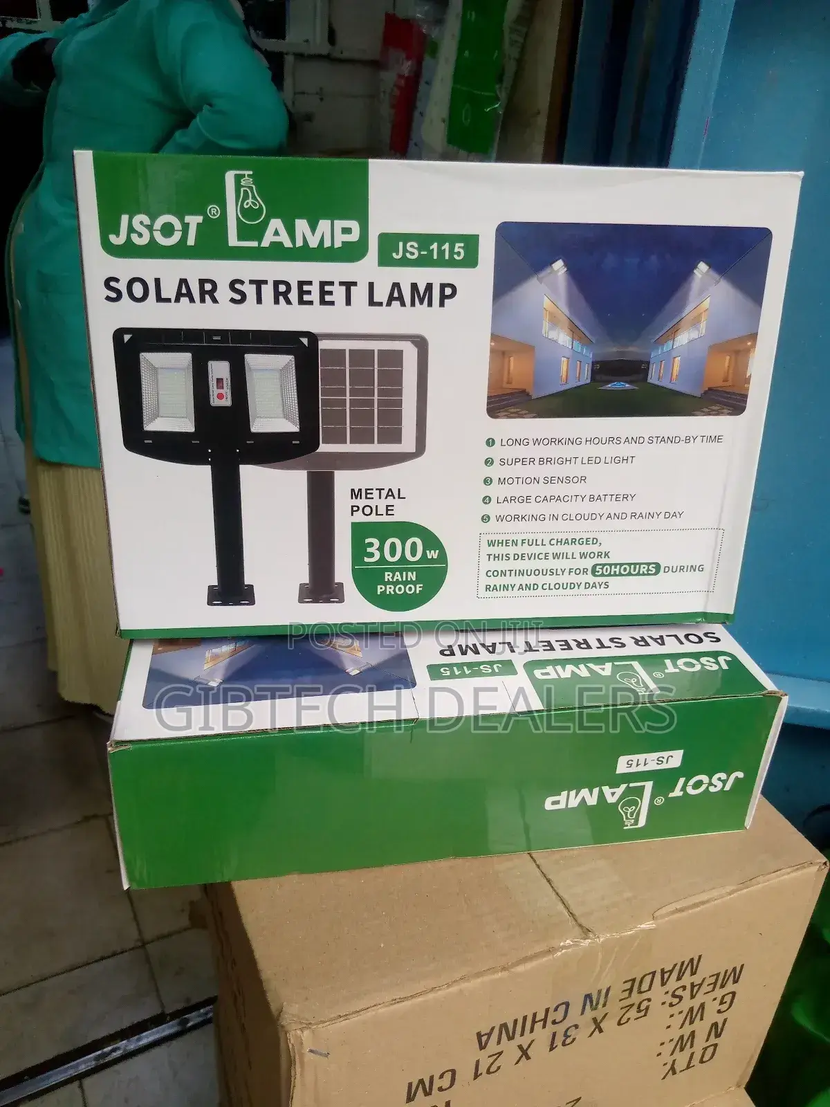 300watts Jsot Solar Lamp Js-115