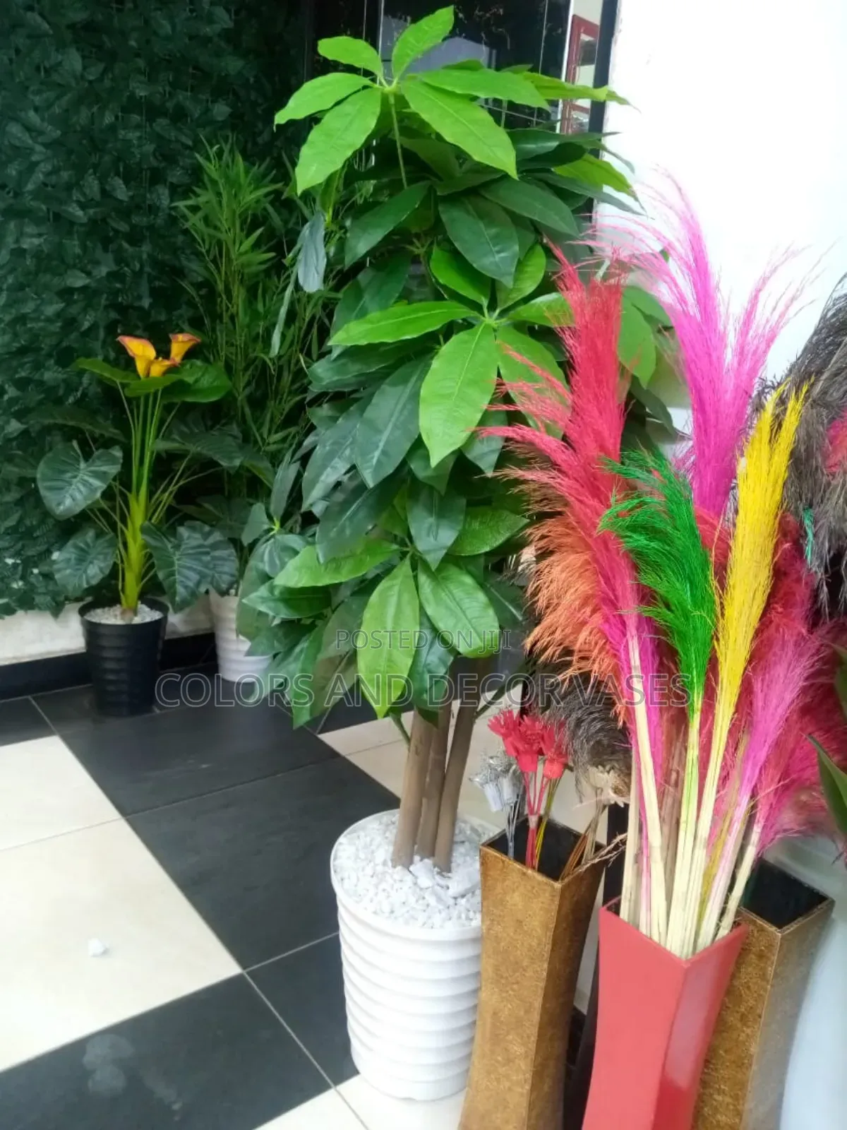 Mango Artificial Plant 1.5m With Hard Plastic And Pebbles