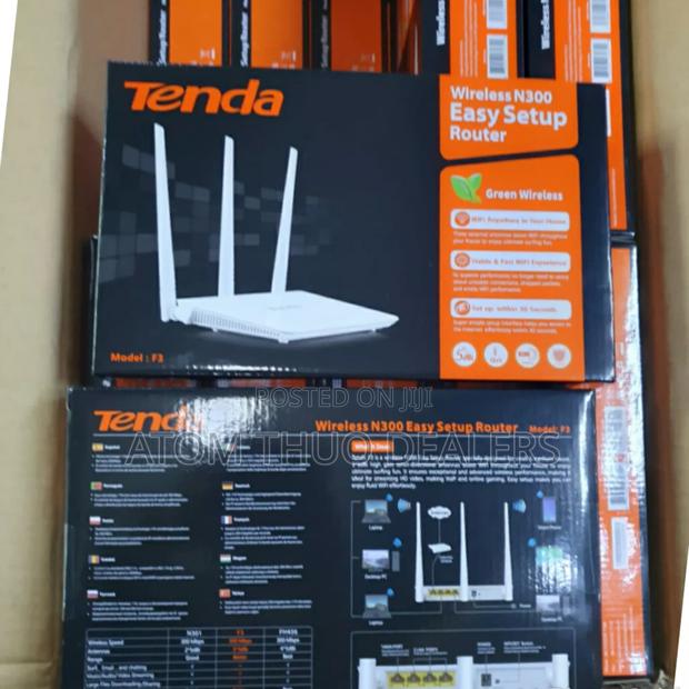New Wireless N300 Easy Set Up Tenda Router. - main view