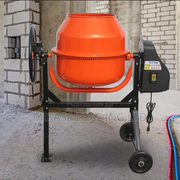 Electric Toller Concrete Mixer 200l - thumbnail 2