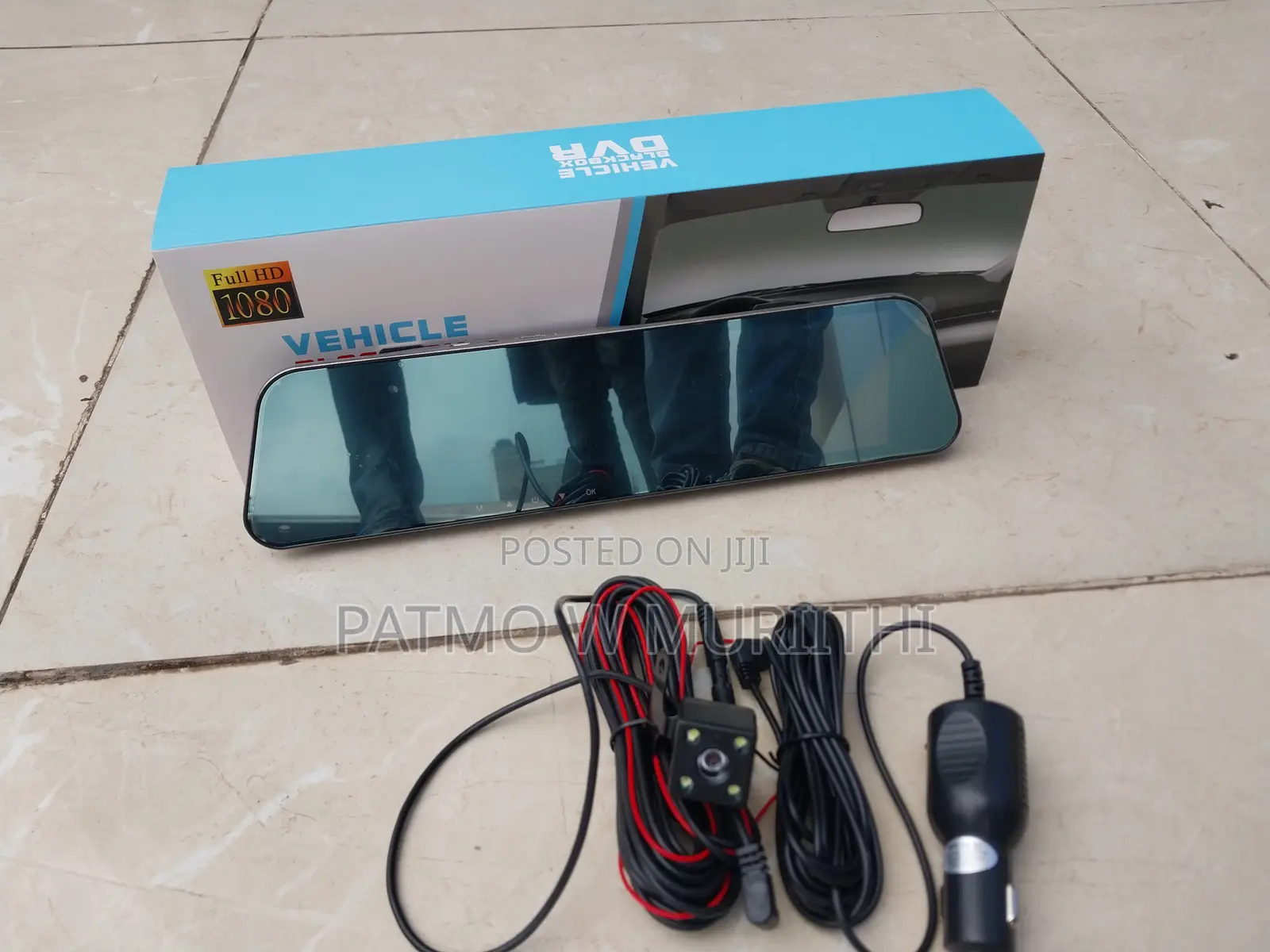 2 Lens Dashcam, DVR 1080P Touch Screen