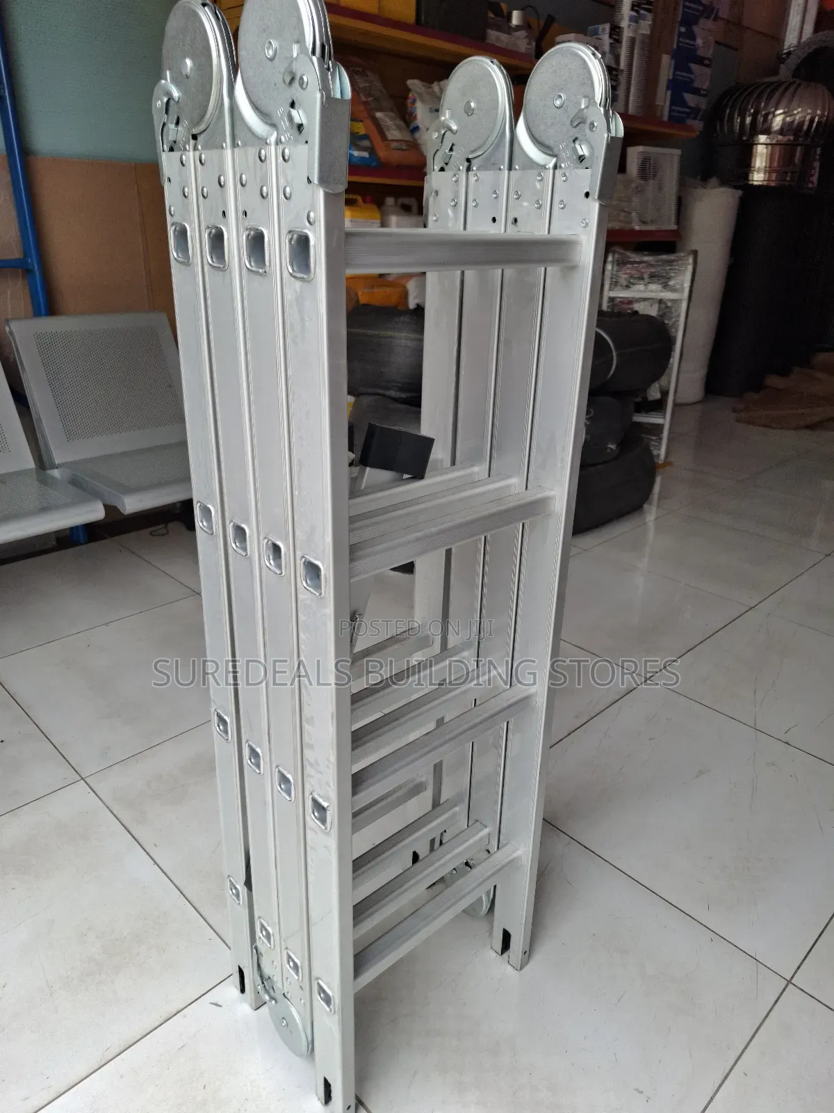 Aluminium Multipurpose Ladder-[4×4]=16ft