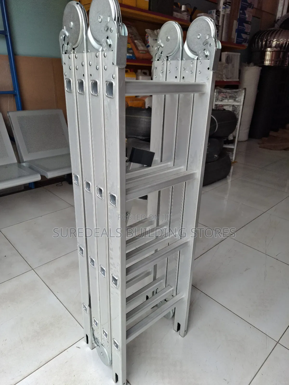 Aluminium Multipurpose Ladder-[4×4]=16ft