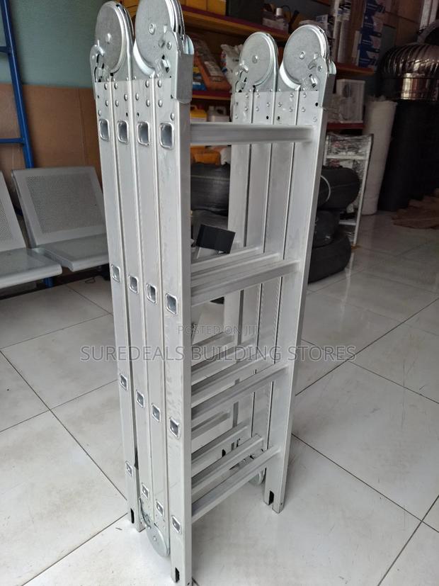 Aluminium Multipurpose Ladder-[4×4]=16ft - thumbnail 3