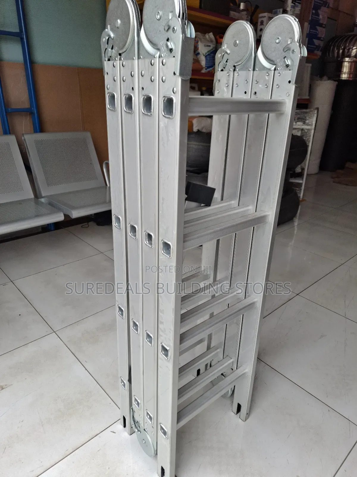 Aluminium Multipurpose Ladder-[4×4]=16ft