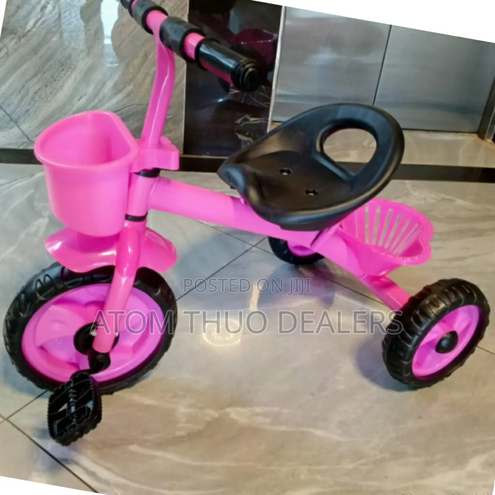Pink Princess Small Kids Tricycle