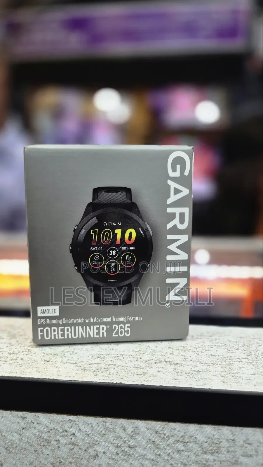 Garmin Forerunner 265 Running Smartwatch, Amoled Display,