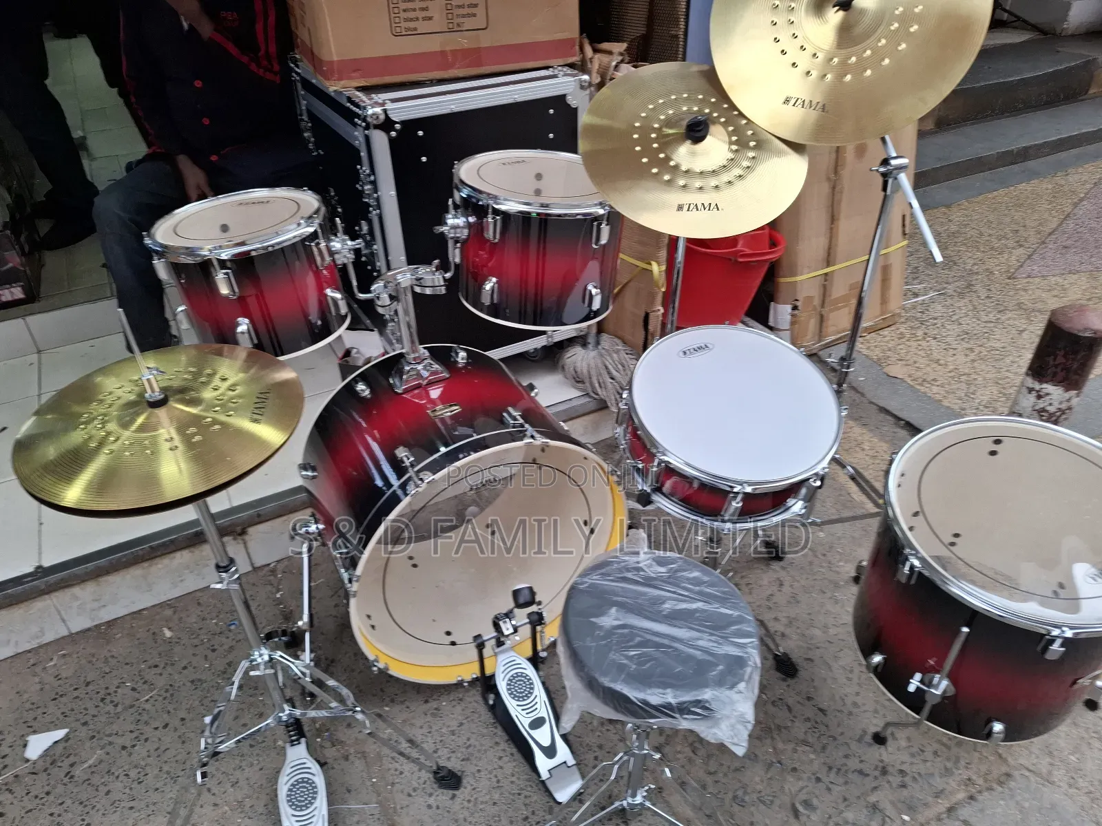 Tama 3 Cymbals Imperial Star Drumset