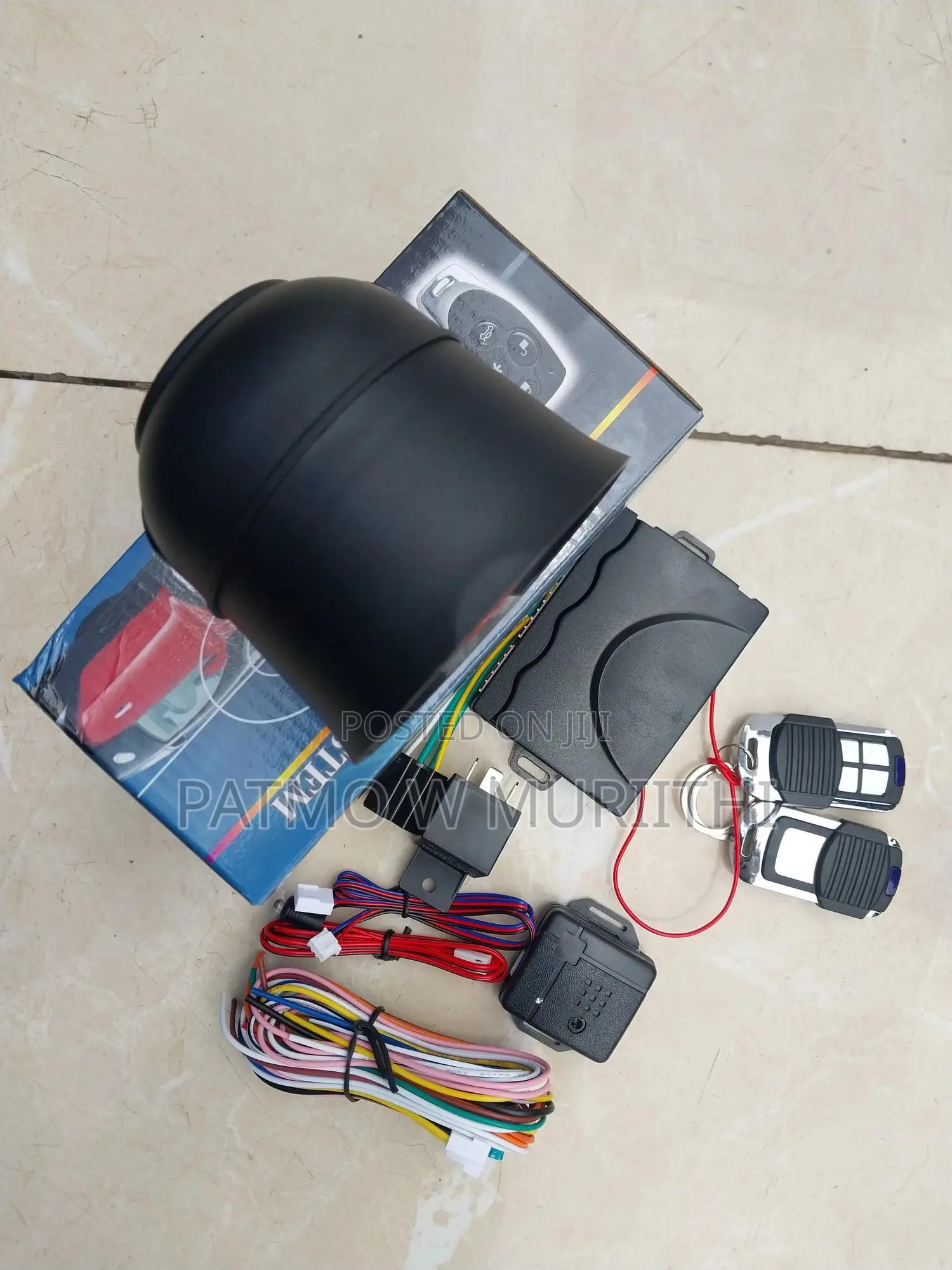 Car Alarm Tracker, System