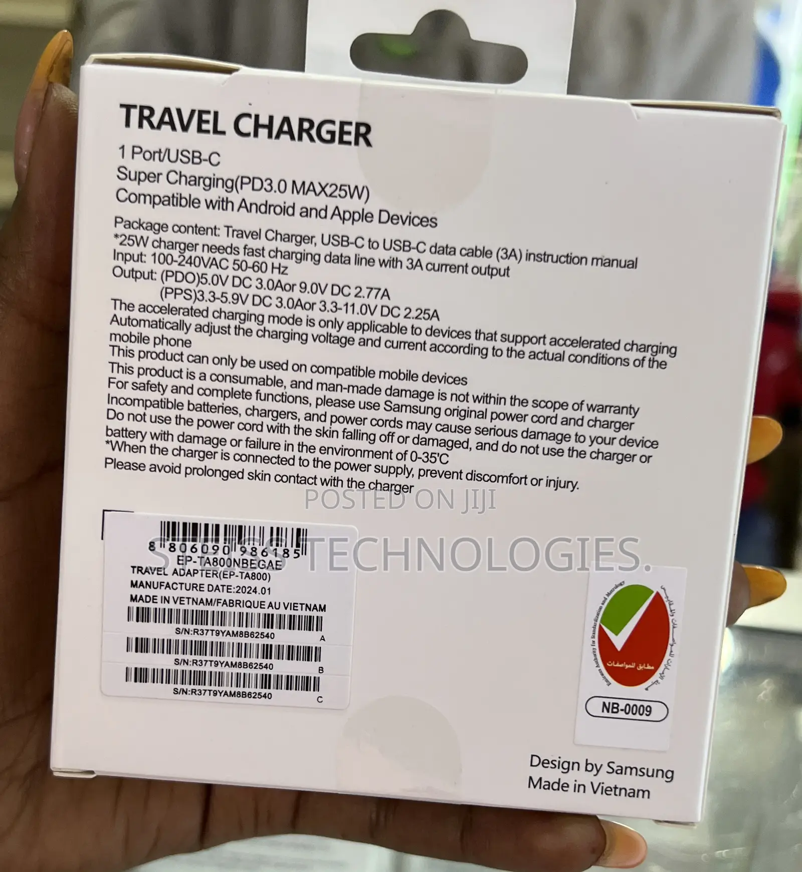 25watts Complete C to C Charger