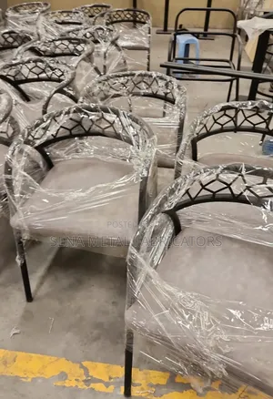 Restaurant Chairs With Powder-coating Finish.