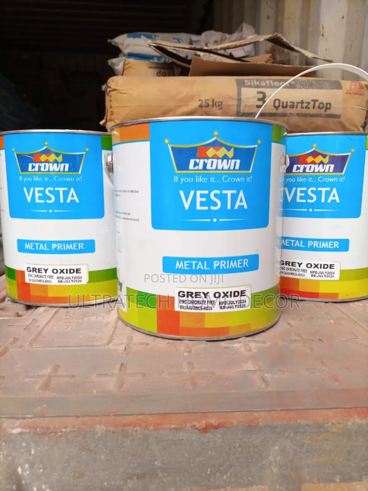 Grey Oxide Primer,4ltrs.