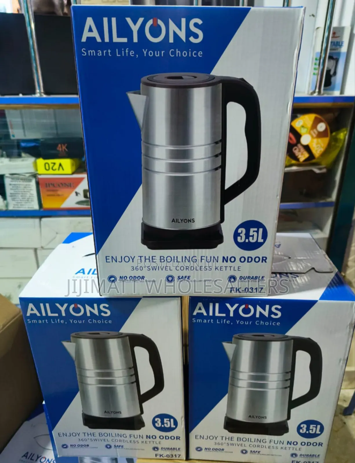 Ailyons Electric Kettle 3.5 Litres