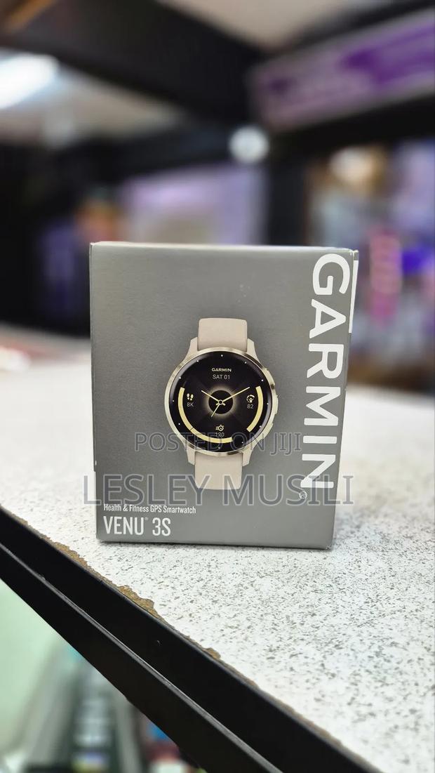 Garmin Venu 3S Soft Gold Stainless Steel Bezel 1.2-Inch