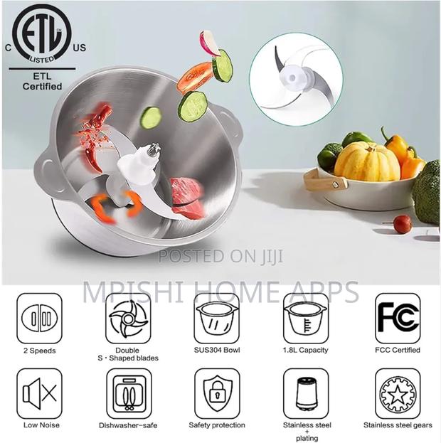 2L Electric Food Chopper - thumbnail 3