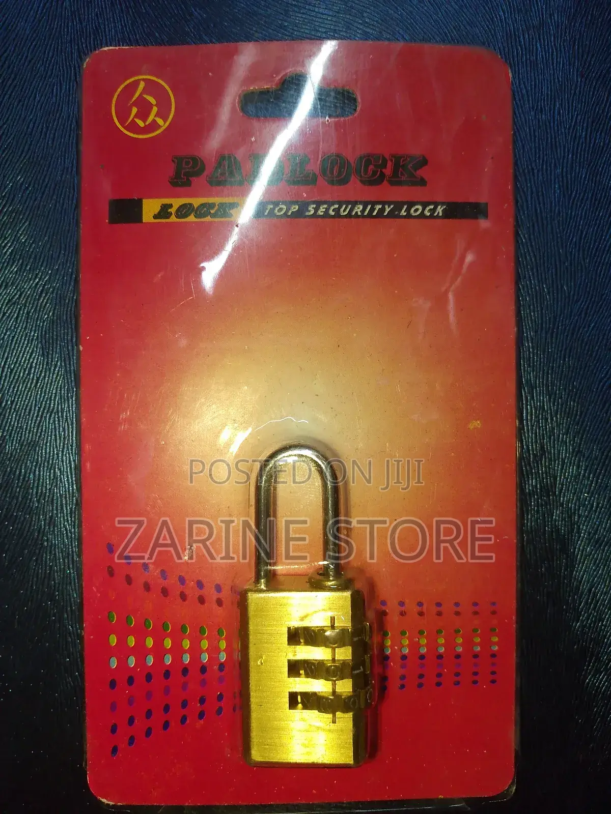 Briefcase Top Security Password Lock