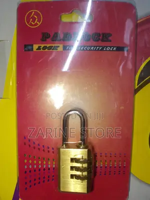 Password Padlock With 3 Combination Lock