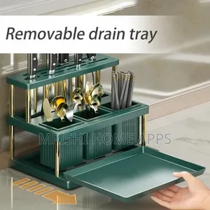 Knives Chopstick Cage With 3 Spoon Slots
