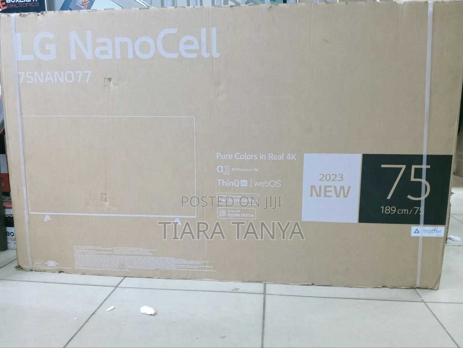 LG 75 Inch NANO77 Nanocell Smart TV