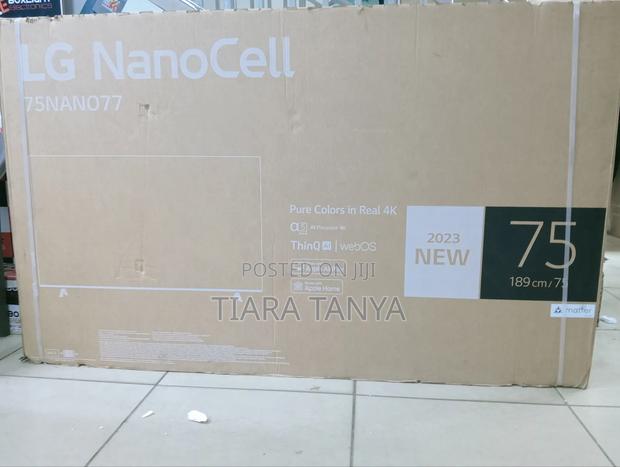 LG 75 Inch NANO77 Nanocell Smart TV - main view