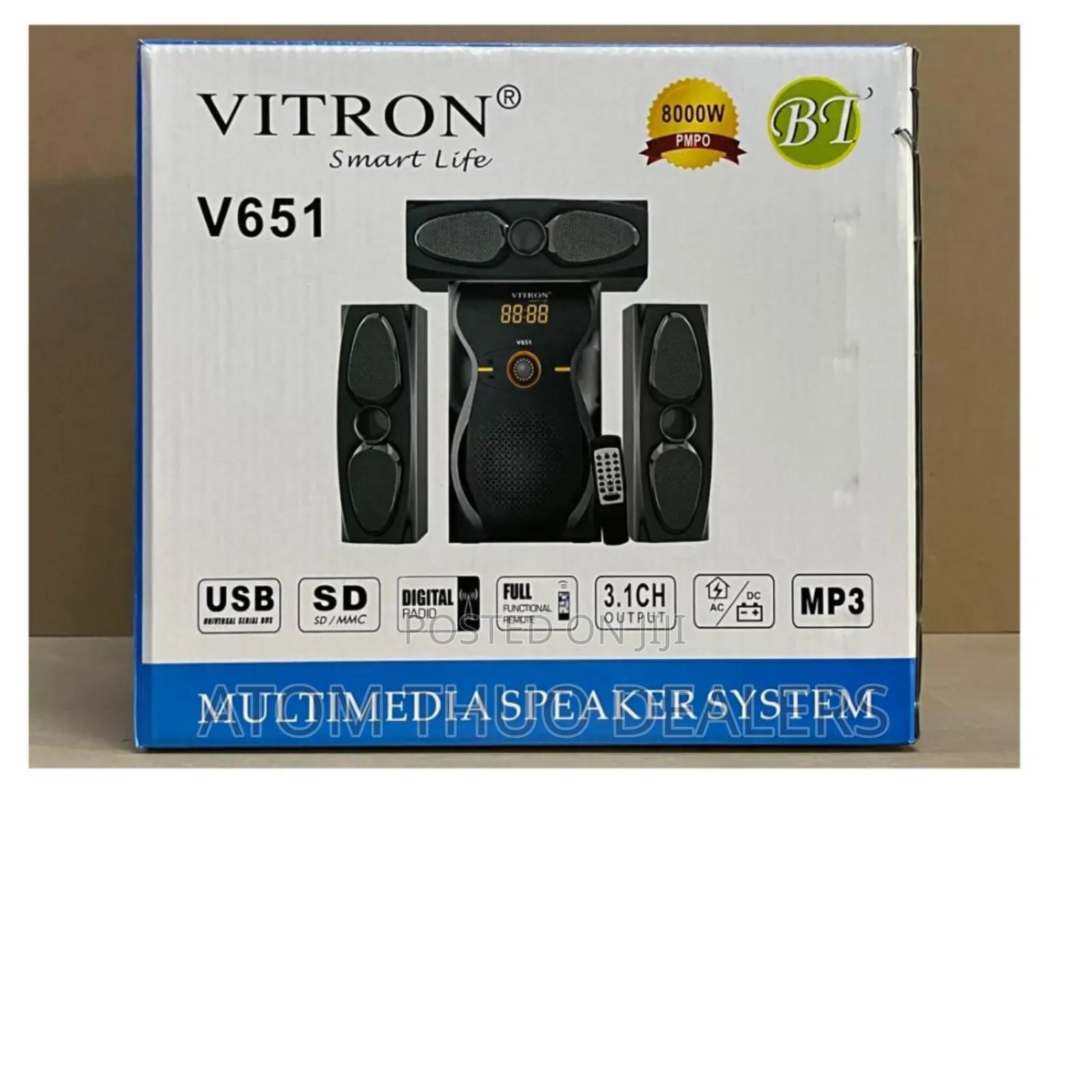3.1CH Vitron Woofer V651 Multimedia Speaker System v 651