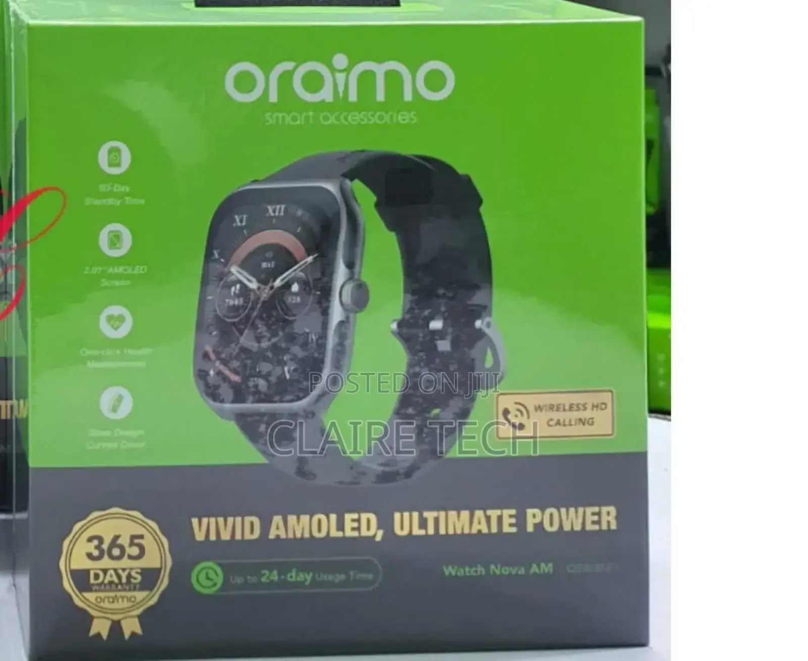 Oraimo Watch Nova AM OSW-812 2.01"AMOLED Smart Watch