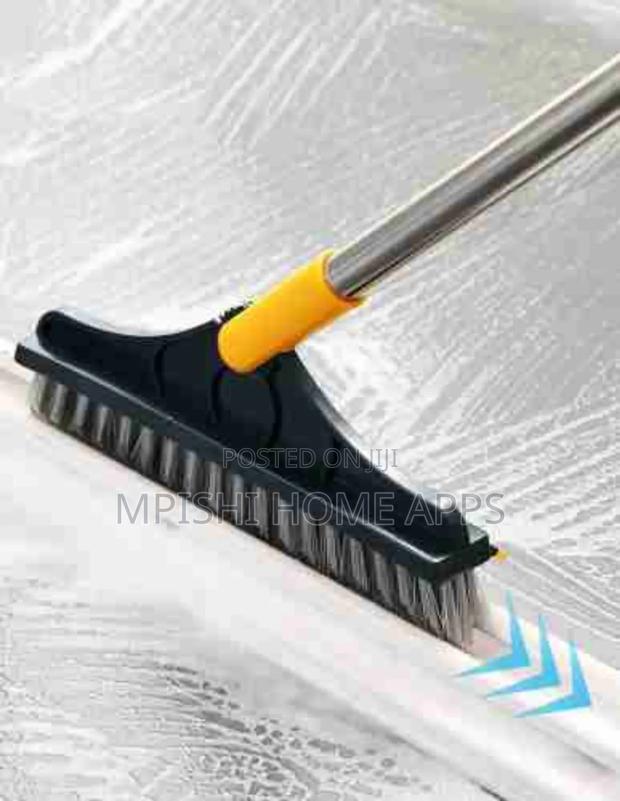 2 Sided Cleaning Brush, 23x112cm Long Handle Flexible Joint - thumbnail 7