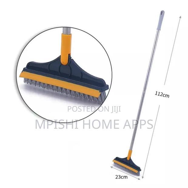 2 Sided Cleaning Brush, 23x112cm Long Handle Flexible Joint - thumbnail 8