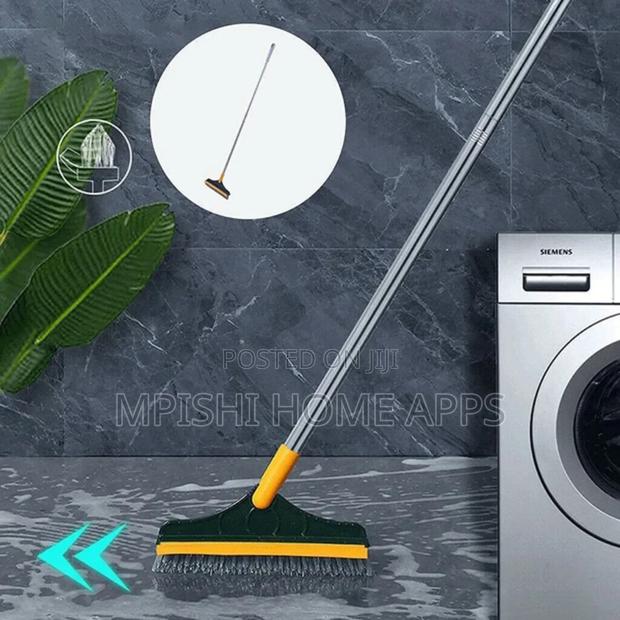 2 Sided Cleaning Brush, 23x112cm Long Handle Flexible Joint - thumbnail 11