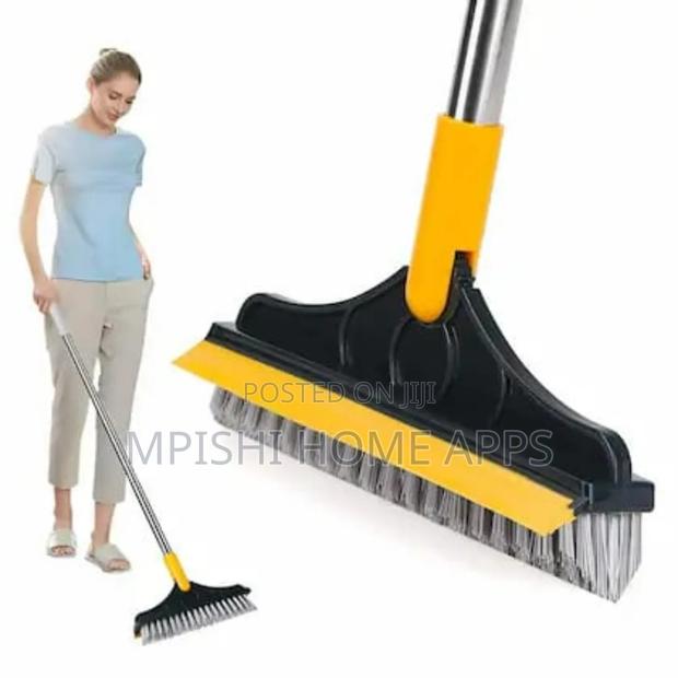 2 Sided Cleaning Brush, 23x112cm Long Handle Flexible Joint - thumbnail 13
