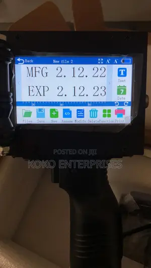 Expiry Date Batch Number and Manufacturing Date Printer