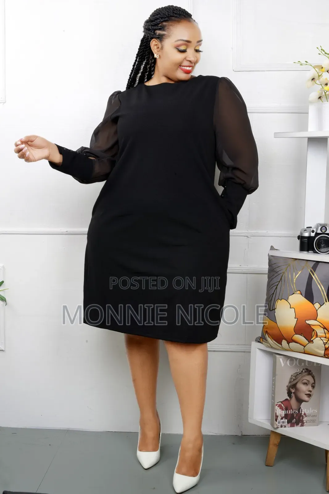 White Shift Dress