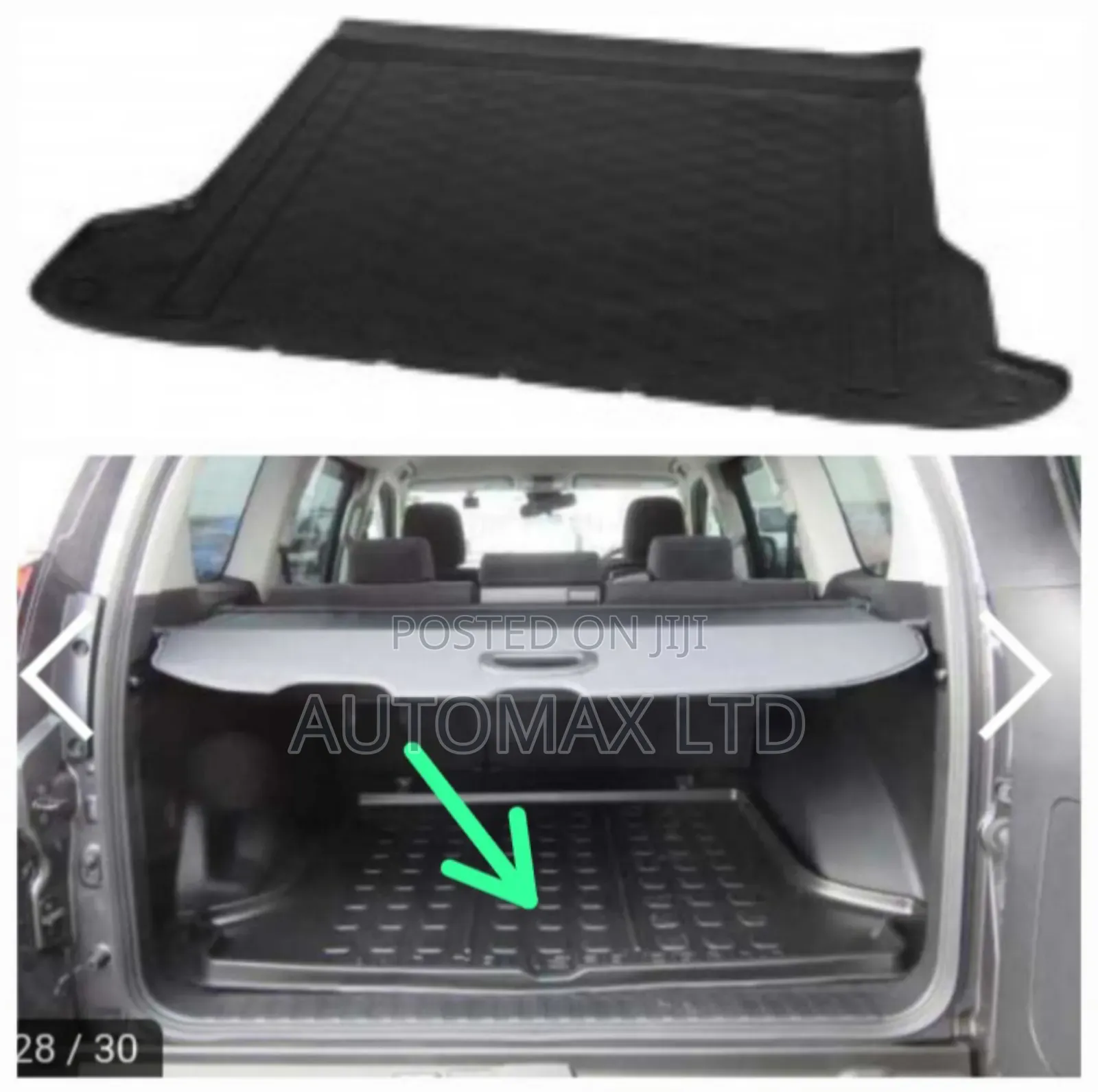 Plastic Boot Liner/Tray. For Toyota Land Cruiser Prado, J50