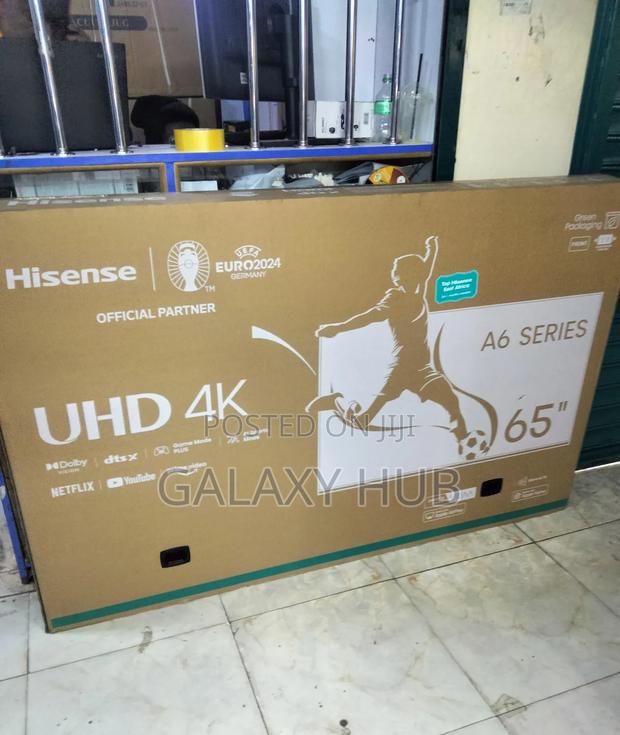 Hisense A6series 65 Inches Uhd Flameless Smart Android Available - main view