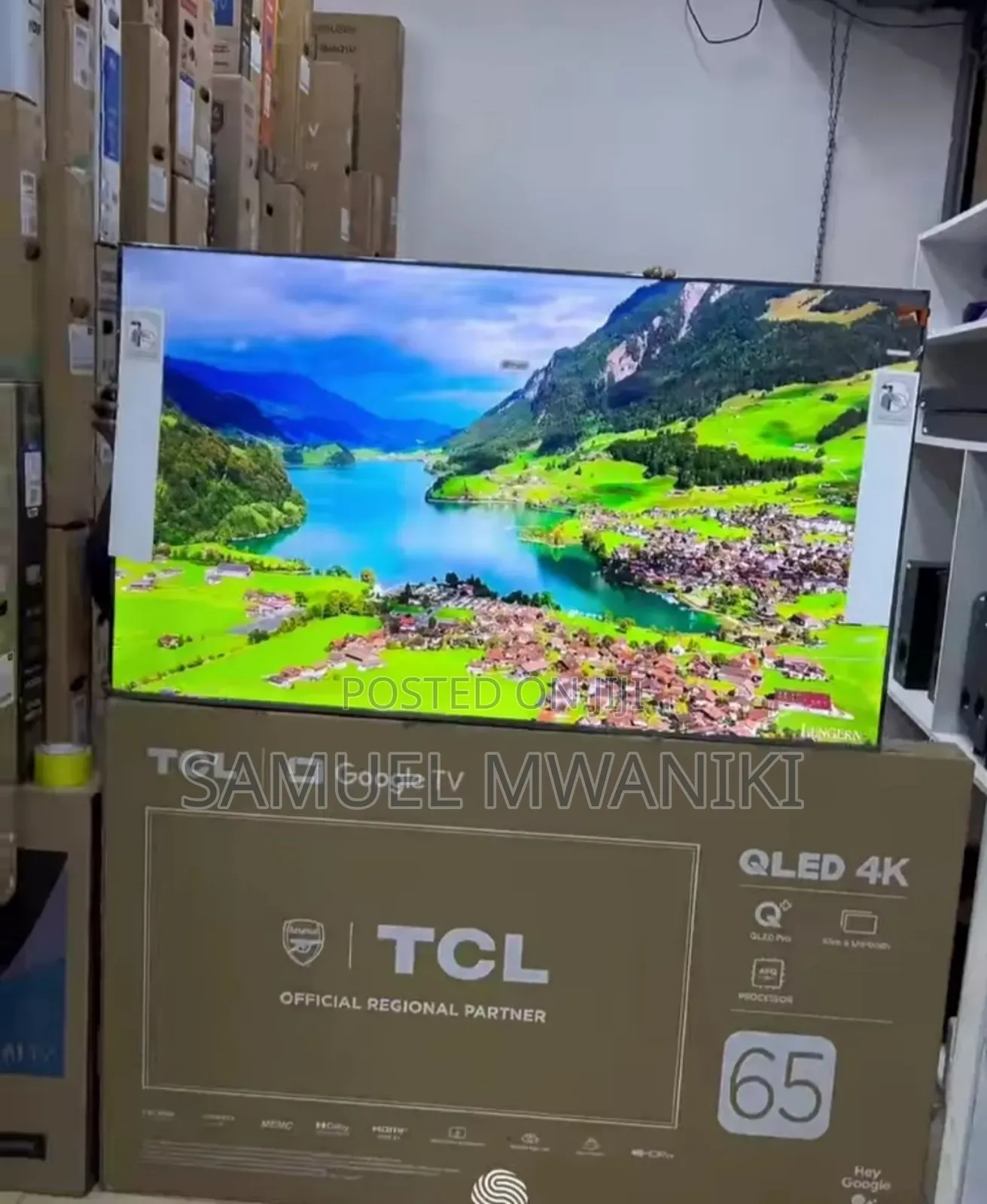 TCL 65" C655 Qled Pro Uhd Google Smart Tv New Model