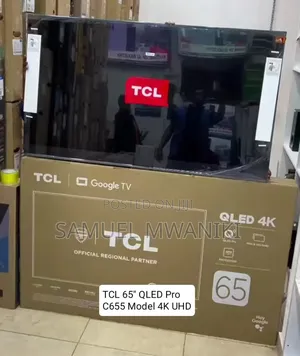 TCL 65" C655 Qled Pro Uhd Google Smart Tv New Model
