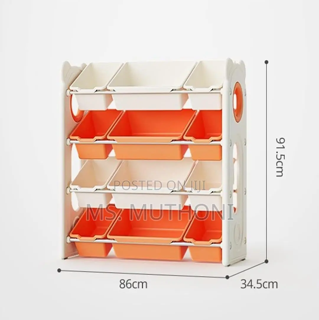 Play Room/ Kids Area Organizer With 12 Detachable Trays