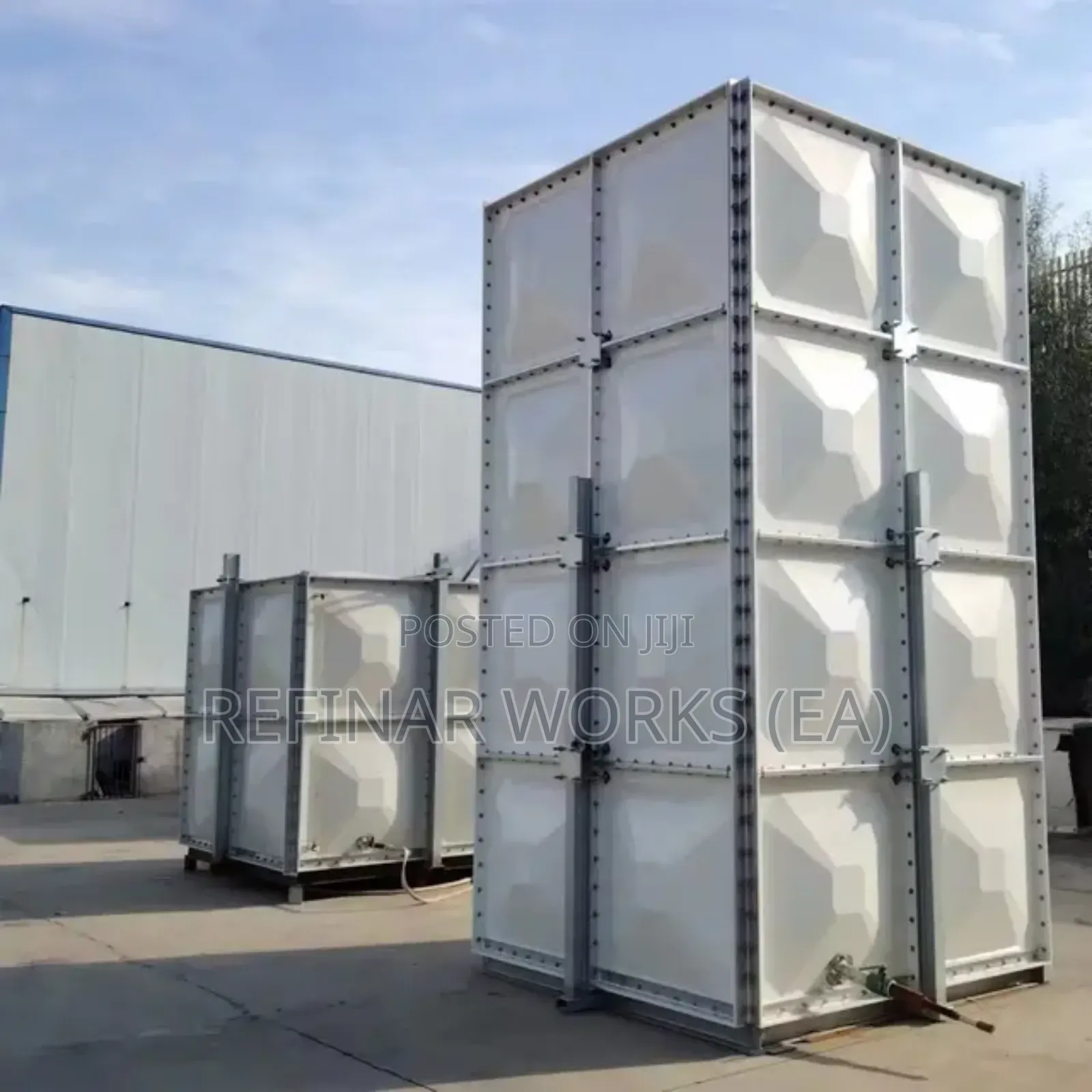GRP Water Tank Supply Installation in Kenya